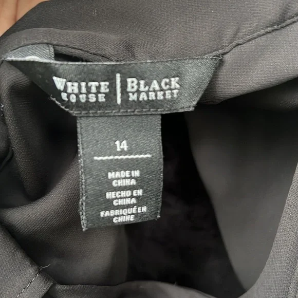 White House Black‎ Market Blouse Size 14 - Picture 8 of 8